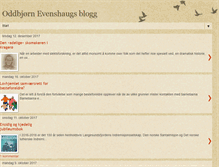 Tablet Screenshot of evenshaug.blogspot.com