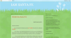 Desktop Screenshot of iamsantafe.blogspot.com