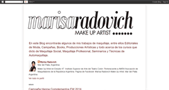 Desktop Screenshot of marisaradovich-professionalmakeup.blogspot.com