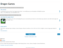 Tablet Screenshot of dragongames3000.blogspot.com
