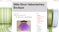 Desktop Screenshot of milliemoonshop.blogspot.com