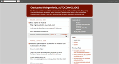 Desktop Screenshot of graduadosbio.blogspot.com