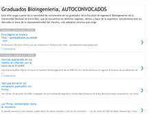 Tablet Screenshot of graduadosbio.blogspot.com