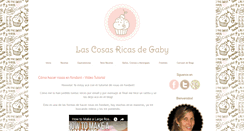 Desktop Screenshot of cosasricasdegaby.blogspot.com