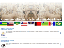 Tablet Screenshot of comunidadevirtualnordestina.blogspot.com