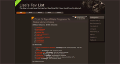 Desktop Screenshot of lisafav.blogspot.com