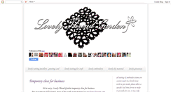 Desktop Screenshot of lovelythreadgarden.blogspot.com