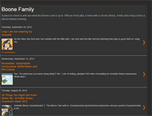 Tablet Screenshot of boonefamilyupdates.blogspot.com