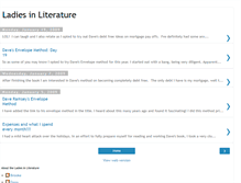 Tablet Screenshot of ladiesinliterature.blogspot.com