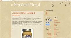 Desktop Screenshot of 0meucantovirtual.blogspot.com