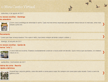 Tablet Screenshot of 0meucantovirtual.blogspot.com