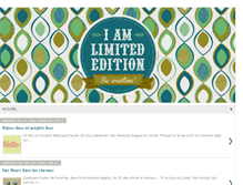 Tablet Screenshot of iamlimitededition.blogspot.com