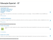 Tablet Screenshot of educacaoespecialproa07.blogspot.com