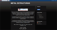 Desktop Screenshot of metal-estructuras.blogspot.com