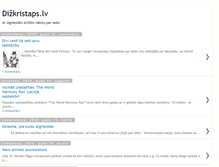 Tablet Screenshot of dizkristaps.blogspot.com