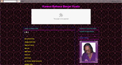 Desktop Screenshot of kamusbahasabanjarkuala.blogspot.com