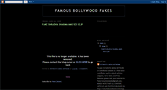 Desktop Screenshot of famousbollywoodfakes.blogspot.com