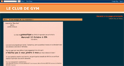 Desktop Screenshot of clubdegymchalus63.blogspot.com