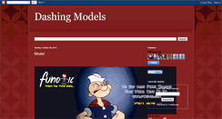Desktop Screenshot of dashingmodels.blogspot.com