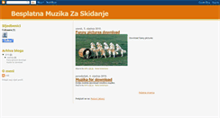 Desktop Screenshot of besplatnamuzikazaskidanje.blogspot.com