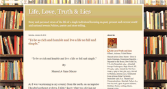 Desktop Screenshot of lifelovetruthandlies.blogspot.com