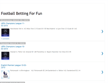 Tablet Screenshot of footballbettingforfun.blogspot.com
