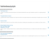 Tablet Screenshot of fashionbeautystyle.blogspot.com