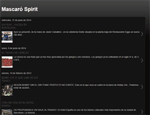 Tablet Screenshot of mascarospirit.blogspot.com