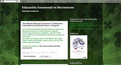 Desktop Screenshot of educacionemocionalymovimiento.blogspot.com