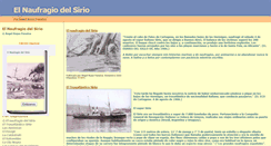 Desktop Screenshot of naufragiodelsirio.blogspot.com