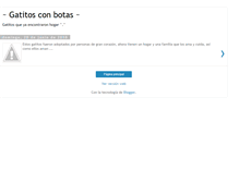 Tablet Screenshot of gatitosyaadoptados.blogspot.com