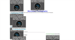 Desktop Screenshot of abnormal-photography.blogspot.com