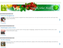 Tablet Screenshot of cantikdansehat.blogspot.com