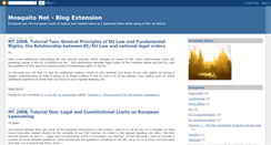 Desktop Screenshot of mosquitonetblog.blogspot.com