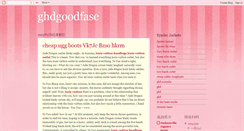 Desktop Screenshot of ghdgoodfase.blogspot.com