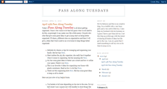 Desktop Screenshot of passalongtuesdays.blogspot.com