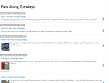 Tablet Screenshot of passalongtuesdays.blogspot.com