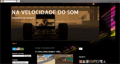 Desktop Screenshot of navelocidadedosom-races.blogspot.com