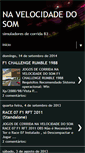 Mobile Screenshot of navelocidadedosom-races.blogspot.com