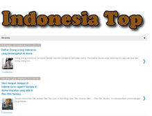 Tablet Screenshot of indonesiatop.blogspot.com