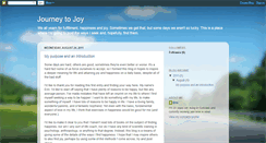Desktop Screenshot of journey-to-joy.blogspot.com