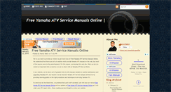 Desktop Screenshot of free-yamaha-atv-service-manual-online.blogspot.com