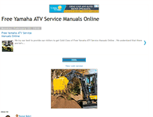 Tablet Screenshot of free-yamaha-atv-service-manual-online.blogspot.com