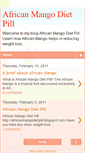 Mobile Screenshot of africanmangodietpill.blogspot.com