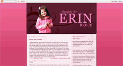 Desktop Screenshot of erinbruce.blogspot.com