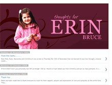 Tablet Screenshot of erinbruce.blogspot.com