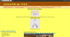 Desktop Screenshot of juguem-en-pau.blogspot.com