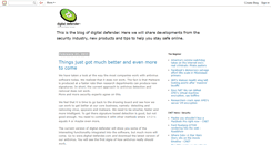 Desktop Screenshot of digital-defenderblog.blogspot.com