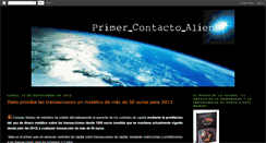 Desktop Screenshot of primercontactoalien.blogspot.com
