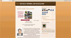 Desktop Screenshot of normaldenaucalpan.blogspot.com